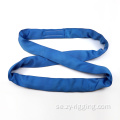 8ton Lyft Polyester Sling Blue Round Sling Belt